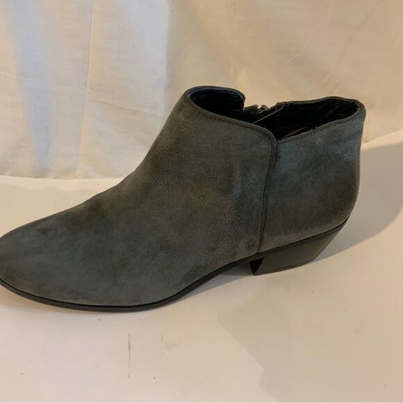 Sam Edelman Suede Gray Women's Ankle boots. Size 8.5M - Picture 2 of 13